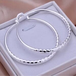 925 Sterling Silver Hoop Earrings